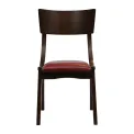 Chelsea Dining Chairs in Dark Walnut with Bison Bordeaux Seats (6 Pack) - Image 3