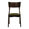 Chelsea Dining Chairs in Dark Walnut with Shetland Forest Seats (6 Pack) - Image 3