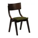 Chelsea Dining Chairs in Dark Walnut with Shetland Forest Seats (6 Pack) - Image 1