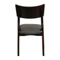 Chelsea Dining Chairs in Dark Walnut with Shetland Smoke Seats (6 Pack) - Image 2