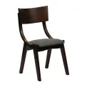 Chelsea Dining Chairs in Dark Walnut with Shetland Smoke Seats (6 Pack) - Image 1
