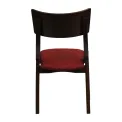 Chelsea Dining Chairs in Dark Walnut with Shetland Scarlett Seats (6 Pack) - Image 2