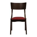 Chelsea Dining Chairs in Dark Walnut with Shetland Scarlett Seats (6 Pack) - Image 3