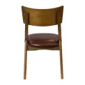 Chelsea Dining Chairs in Weathered Oak with Bison Espresso Seats (6 Pack) - Image 3