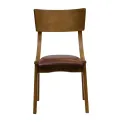 Chelsea Dining Chairs in Weathered Oak with Bison Espresso Seats (6 Pack) - Image 4