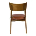 Chelsea Dining Chairs in Weathered Oak with Bison Tan Seats (6 Pack) - Image 3
