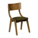 Chelsea Dining Chairs in Weathered Oak with Shetland Forest Seats (6 Pack) - Image 1