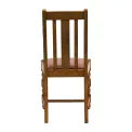 Thame Dining Chairs in Weathered Oak with Bison Tan Seat (6 Pack) - Image 2