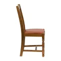 Thame Dining Chairs in Weathered Oak with Bison Tan Seat (6 Pack) - Image 4