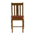 Thame Dining Chairs in Weathered Oak with Shetland Scarlett Seat (6 Pack) - Image 2