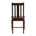 Thame Dining Chairs in Vintage Wood with Bison Espresso Seat (6 Pack) - Image 2