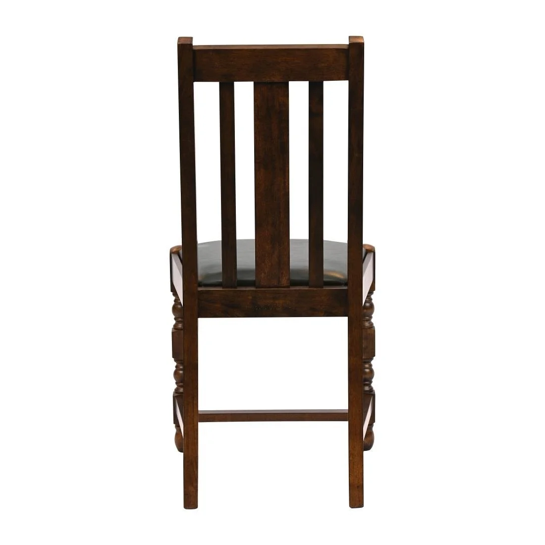 Thame Dining Chairs in Vintage Wood with Bison Cedar Seat (6 Pack) - Image 2