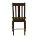 Thame Dining Chairs in Vintage Wood with Shetland Forest Seat (6 Pack) - Image 2