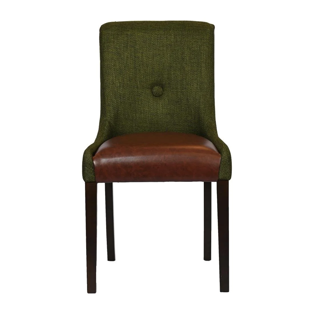 Bath Walnut Dining Chairs with Forest Back & Espresso Seat (6 Pack) - Image 3