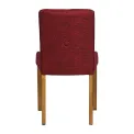 Bath Weathered Oak Dining Chairs with Scarlett Back & Espresso Seat (6 Pack) - Image 2