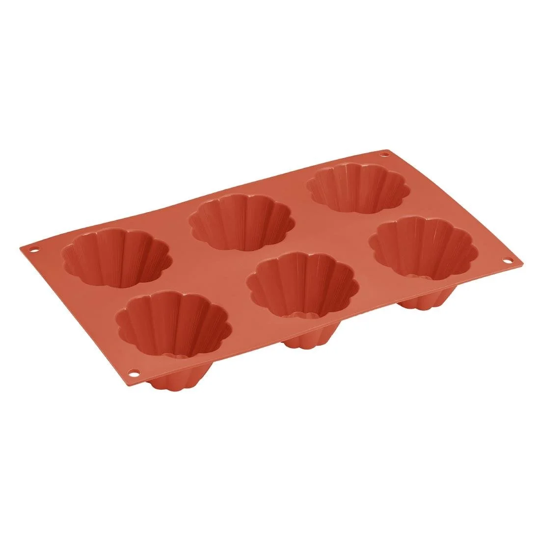 Vogue Silicone Brioche Mould 6 Cup - Image 2