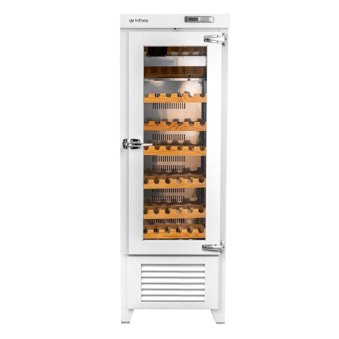 Infrico Upright Single Door Wine Storage Cabinet (90 Bottles) - Image 1