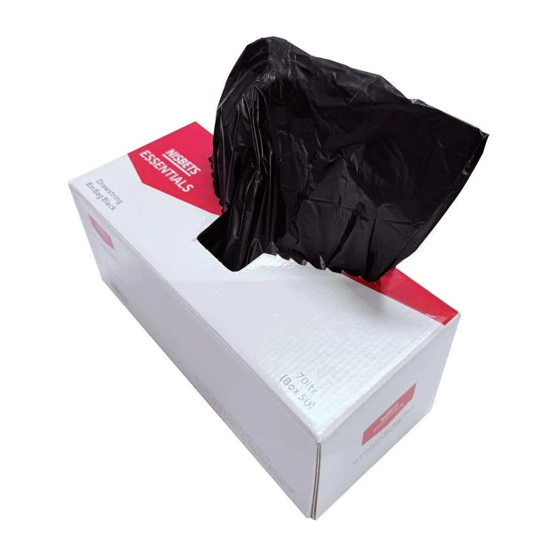 Nisbets Essentials Medium Duty Bin Bags Black 70Ltr (50 Pack) - Image 3