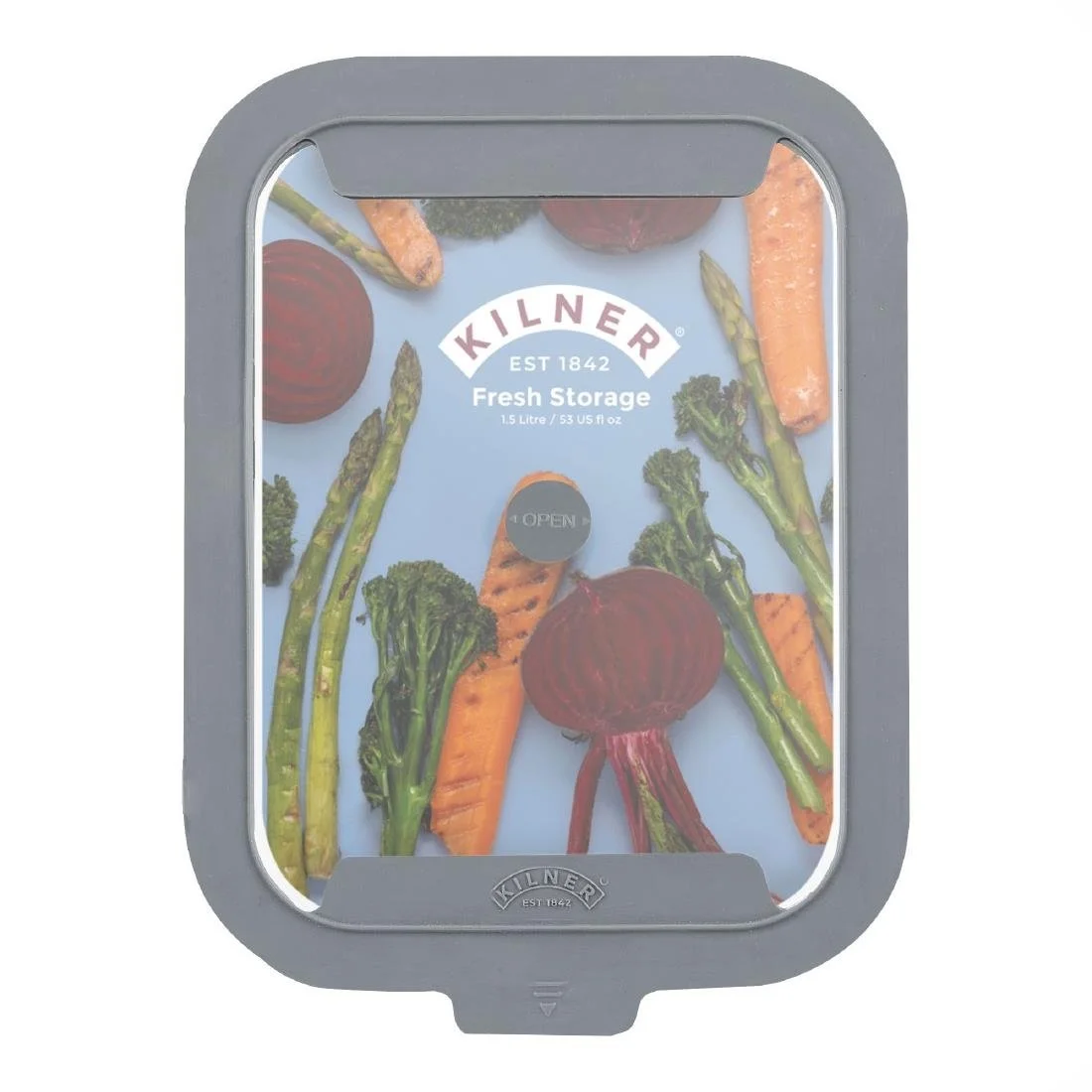 Kilner New Fresh Storage Rectangle Container 1.5Ltr - Image 2