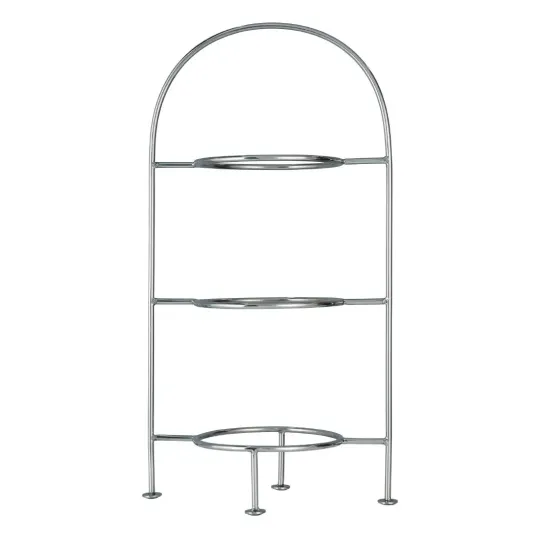 Artis 3-Tier Cake Stand Chrome 275cm (2 Pack)