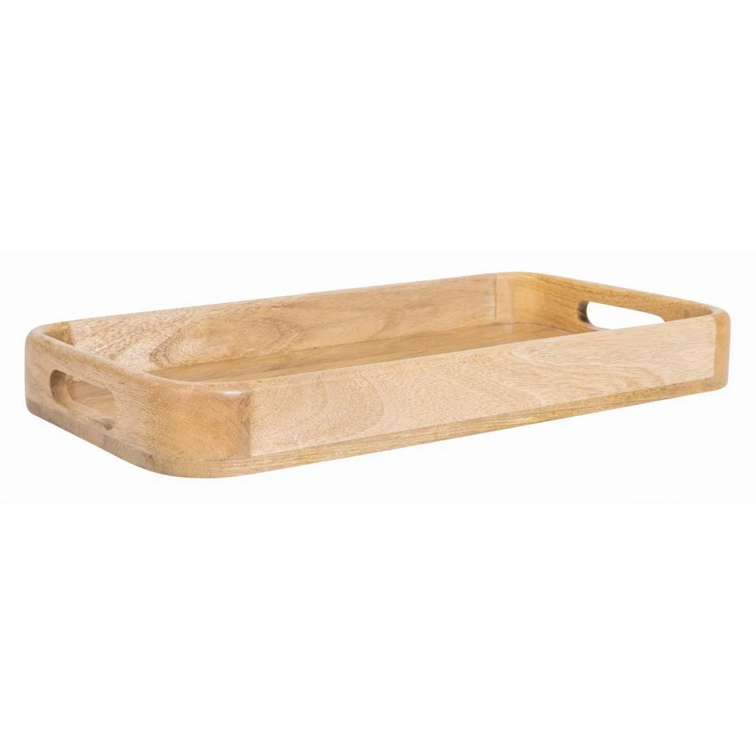 Olympia Mango Wood Rectangular Deep Sided Tray 430x230mm - Image 4