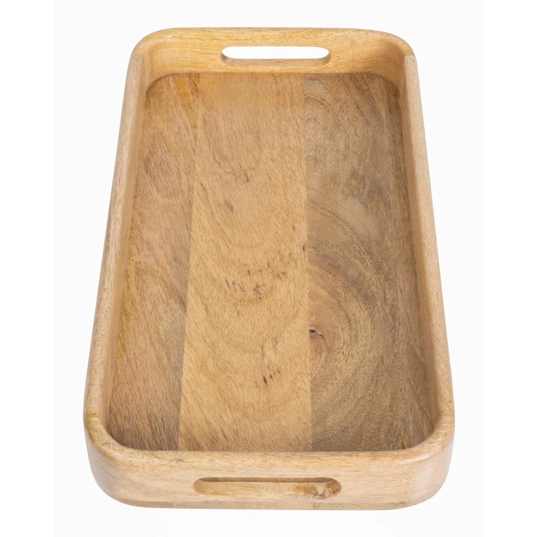 Olympia Mango Wood Rectangular Deep Sided Tray 430x230mm - Image 5