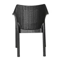 Bolero Elements Polypropylene Armchairs Black (4 Pack) - Image 5
