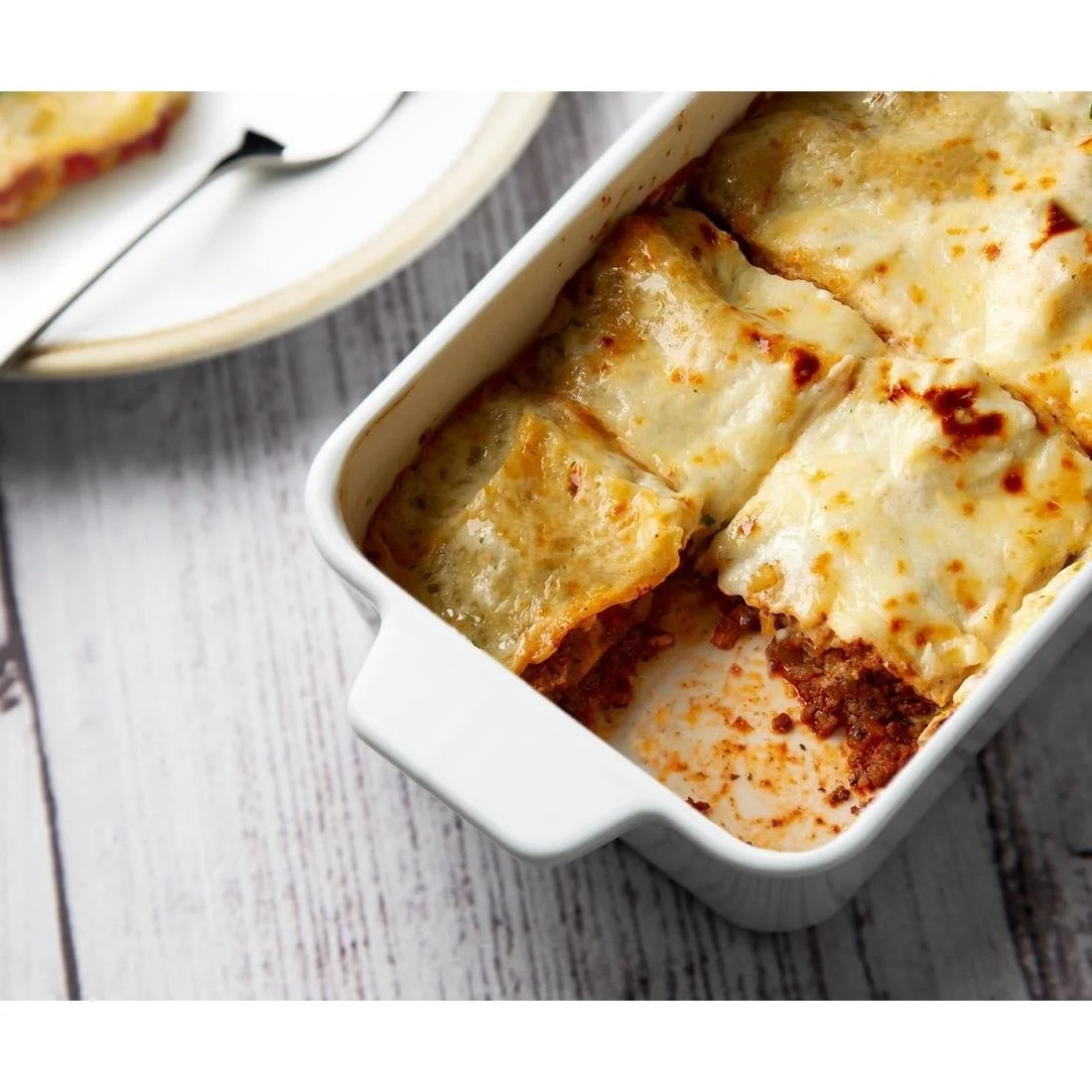 Olympia Whiteware Lasagne Dishes 200x110mm (4 Pack) - Image 5