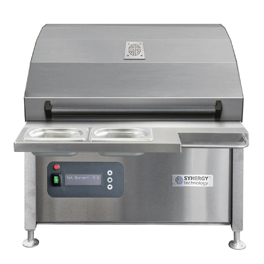 Synergy Grill CharGo Gas Chargrill Oven with Lid, Slow Cook Shelf & Garnish Rail STCGO900 - Image 2
