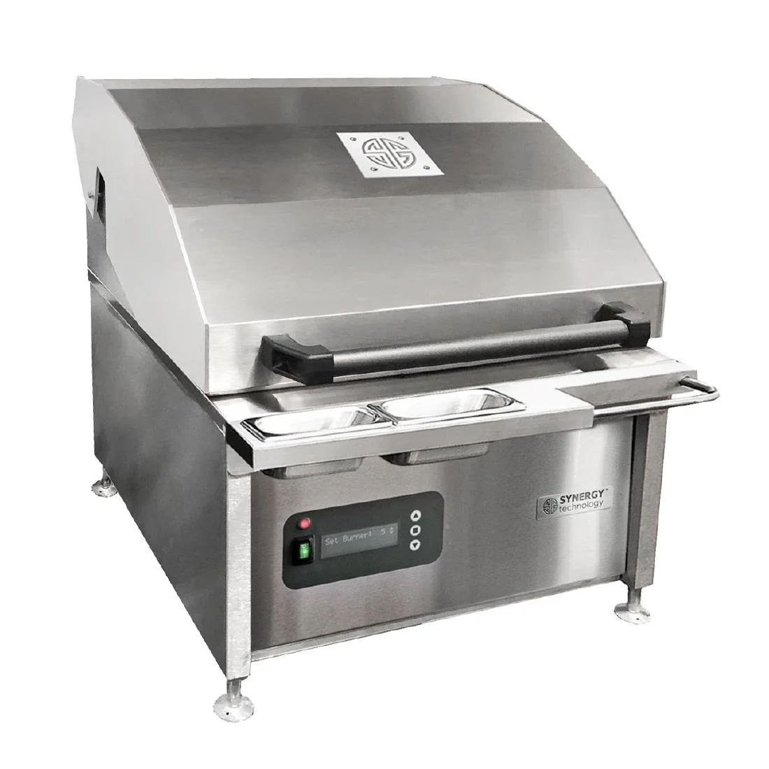 Synergy Grill CharGo Gas Chargrill Oven with Lid, Slow Cook Shelf & Garnish Rail STCGO900 - Image 1