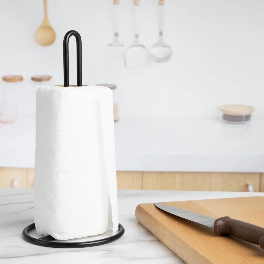 Jantex Kitchen Roll Holder Black - Image 4