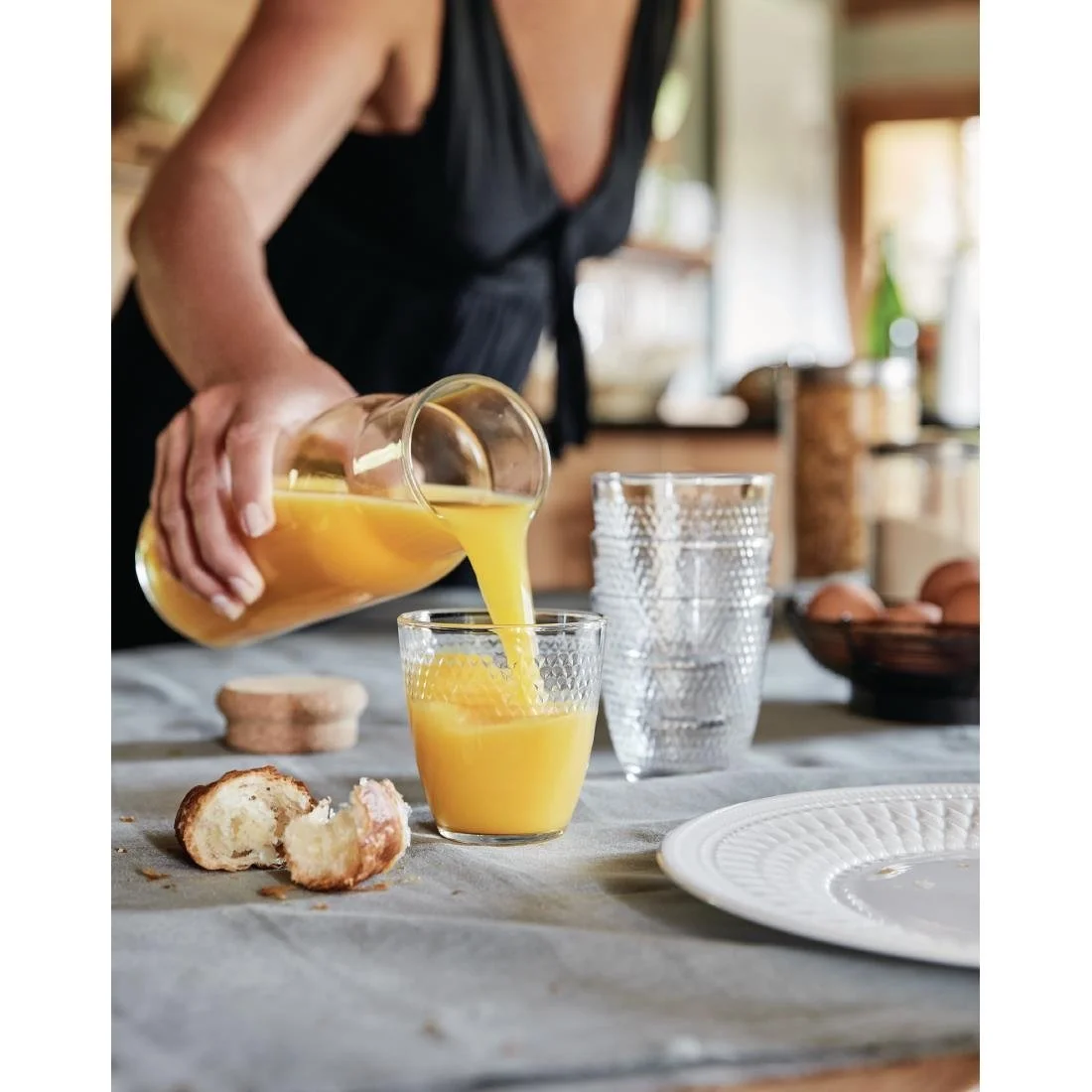 Luminarc Funambule Carafes 1Ltr (6 Pack) - Image 3