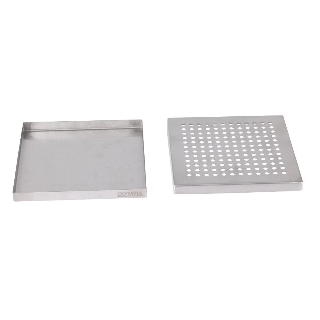 Olympia Stainless Steel Drip Tray 150x150mm - Image 3
