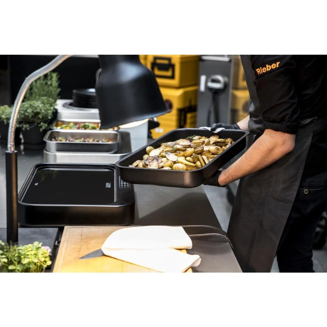 Rieber K-Pot Connect Glass Ceramic Hob 1/1GN Stainless Steel CK-2200 - Image 3