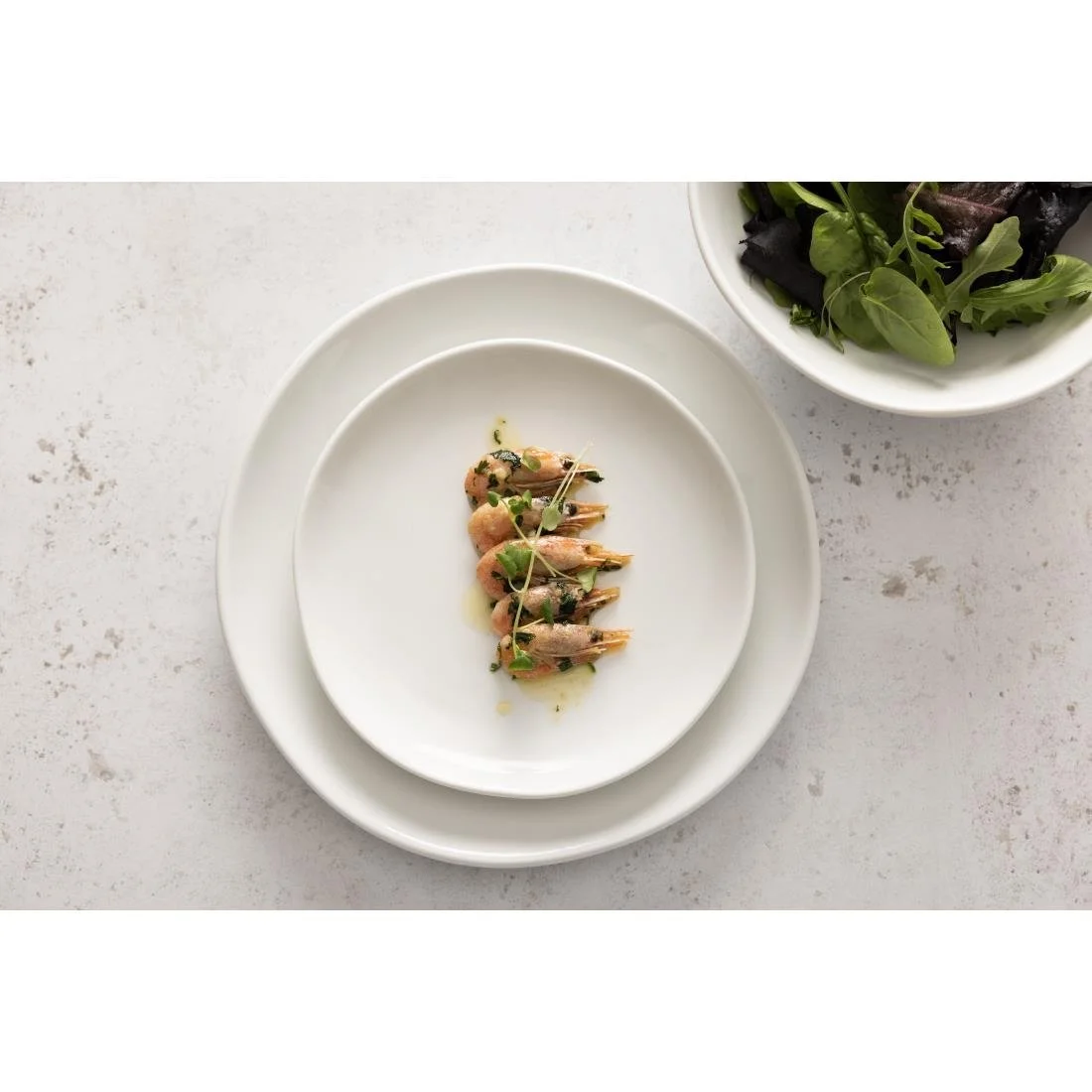 Olympia Chia Plates White 270mm (6 Pack) - Image 3