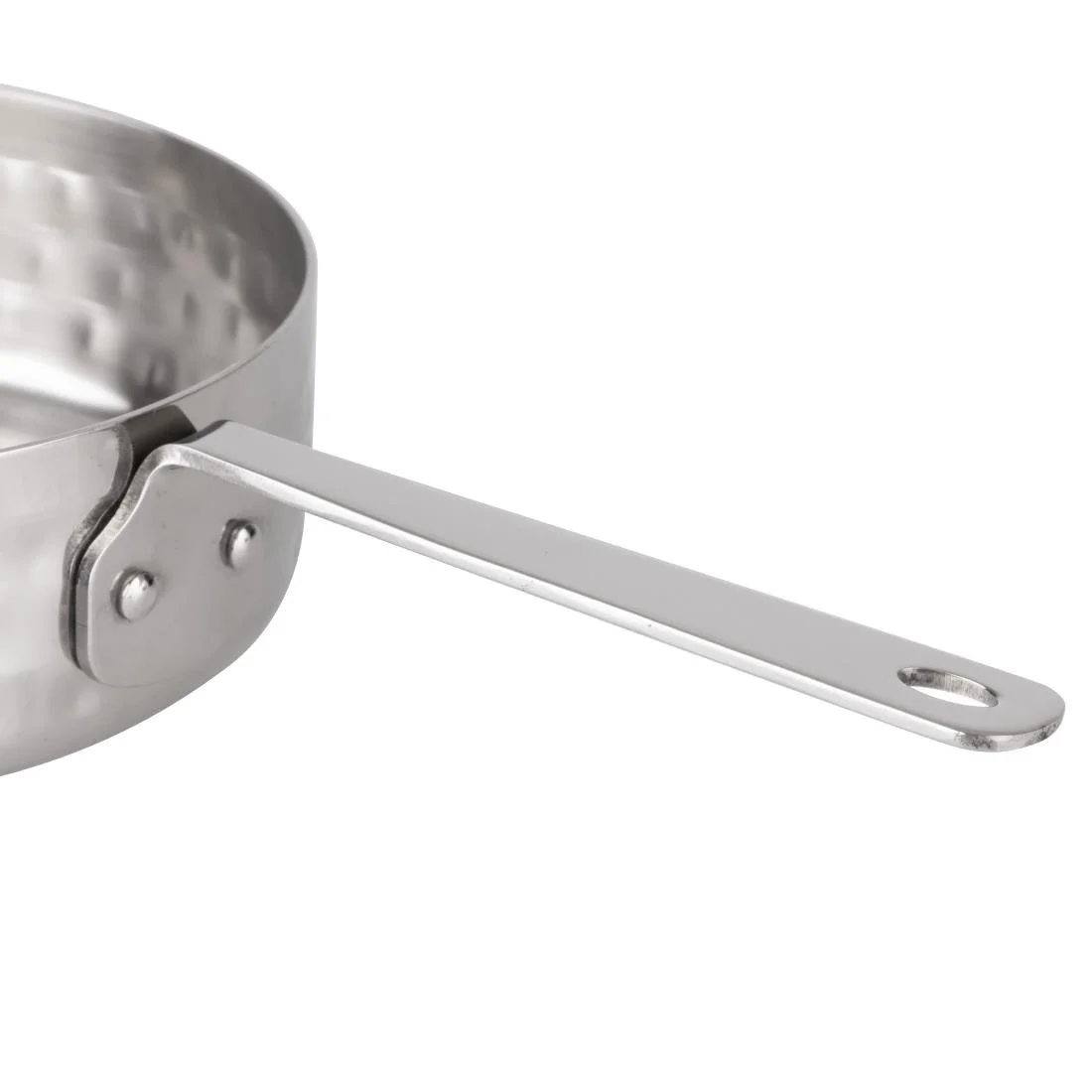 Olympia Table Presentation Mini Saucepan Hammered 125mm - Image 5