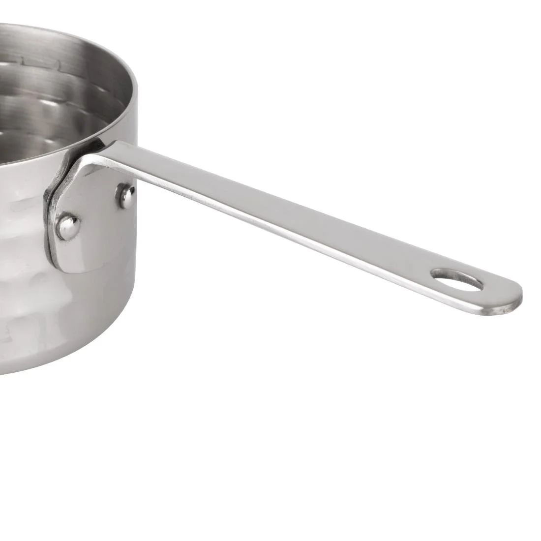 Olympia Table Presentation Mini Saucepan Hammered 70mm - Image 5