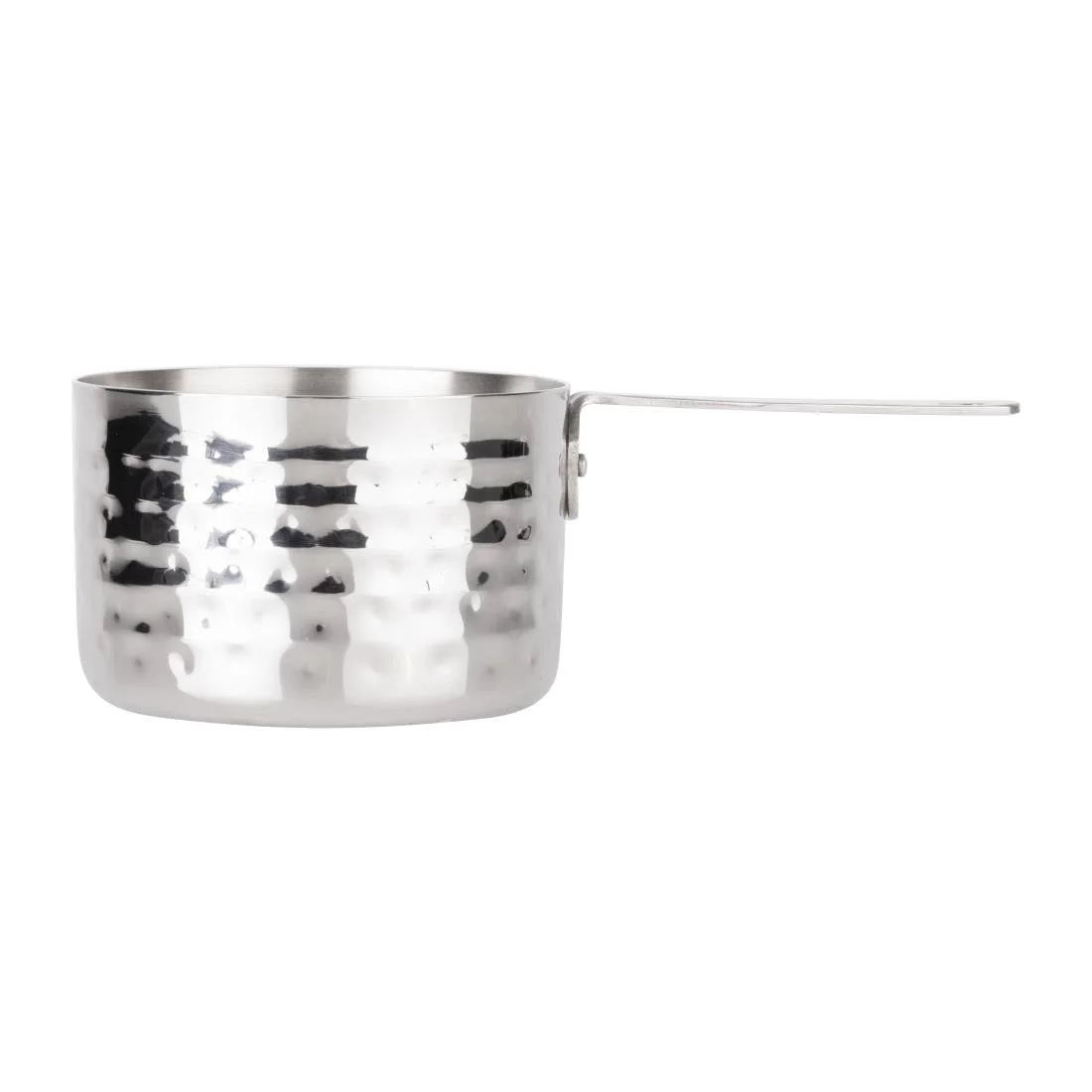Olympia Table Presentation Mini Saucepan Hammered 90mm - Image 3
