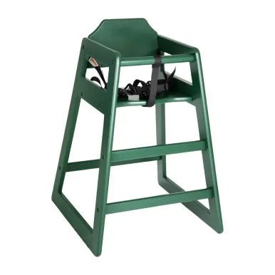 Bolero Wooden Highchair Forest Green