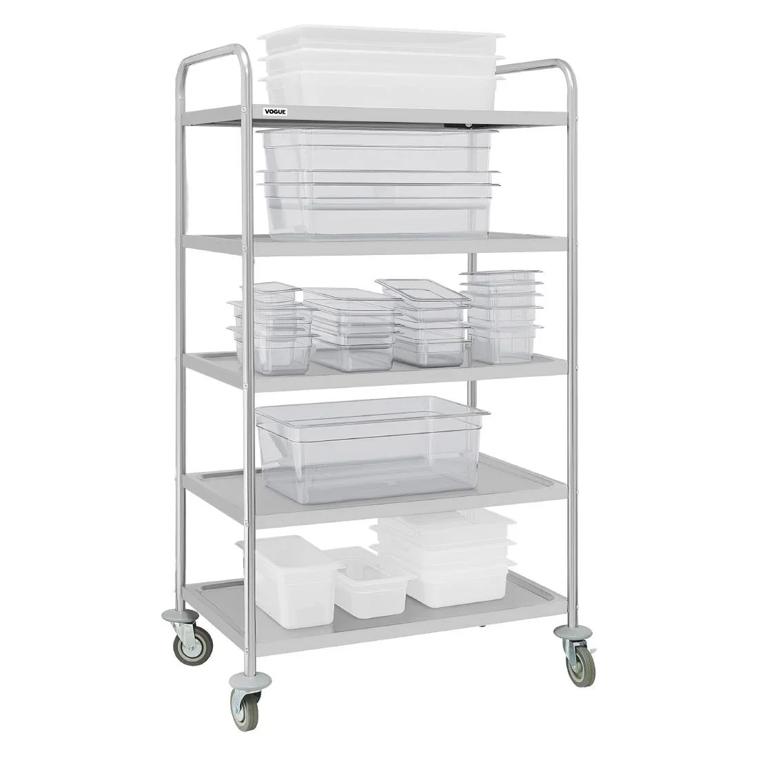 Vogue 5 Tier Clearing Trolley - Image 4