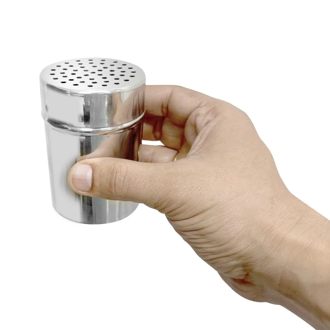 Nisbets Essentials 8oz Dredger with 3mm Holes - Image 4