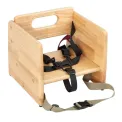 Bolero Booster Seat Natural Wood - Image 1