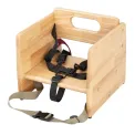 Bolero Booster Seat Natural Wood - Image 2