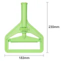 Jantex Connect Wide Kentucky Mop Head Clip Green - Image 5