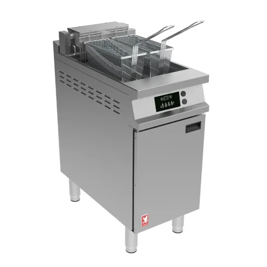 Falcon Dominator Plus Free Standing Programmable Electric Filtration Angel Fryer E3840FXP