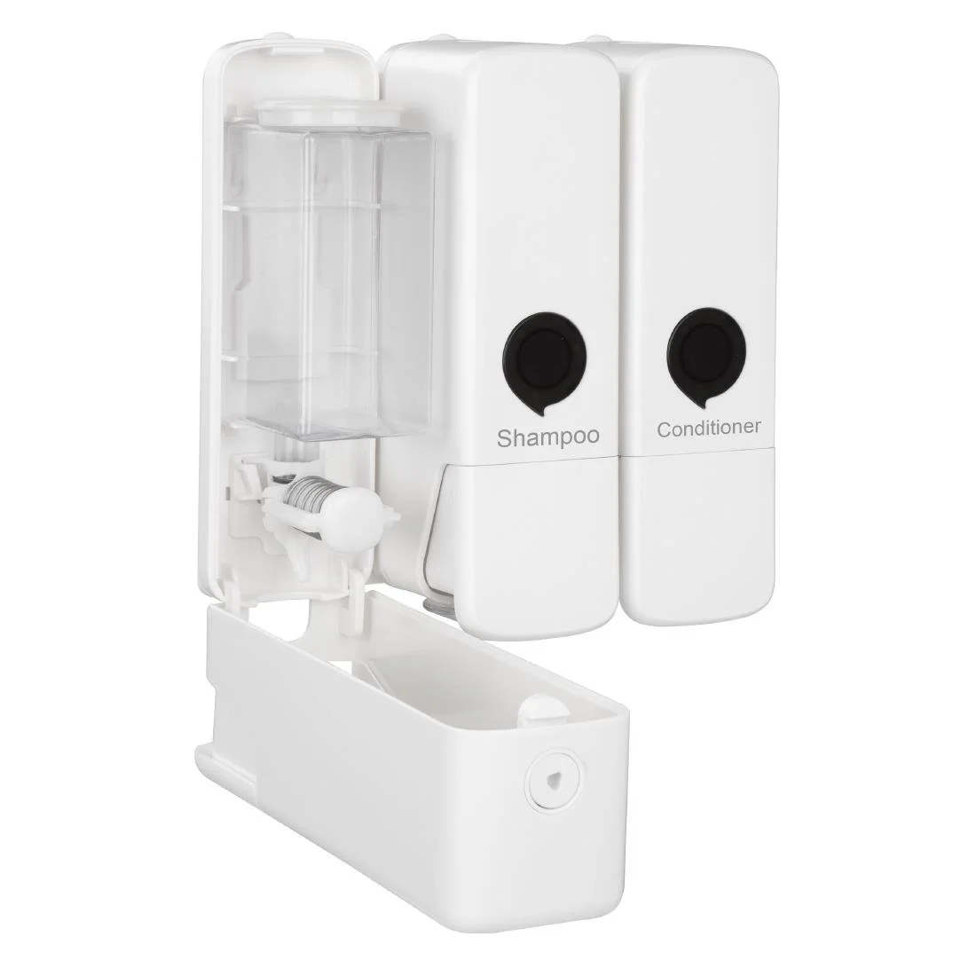 Jantex Triple Shower Dispenser White - Image 3