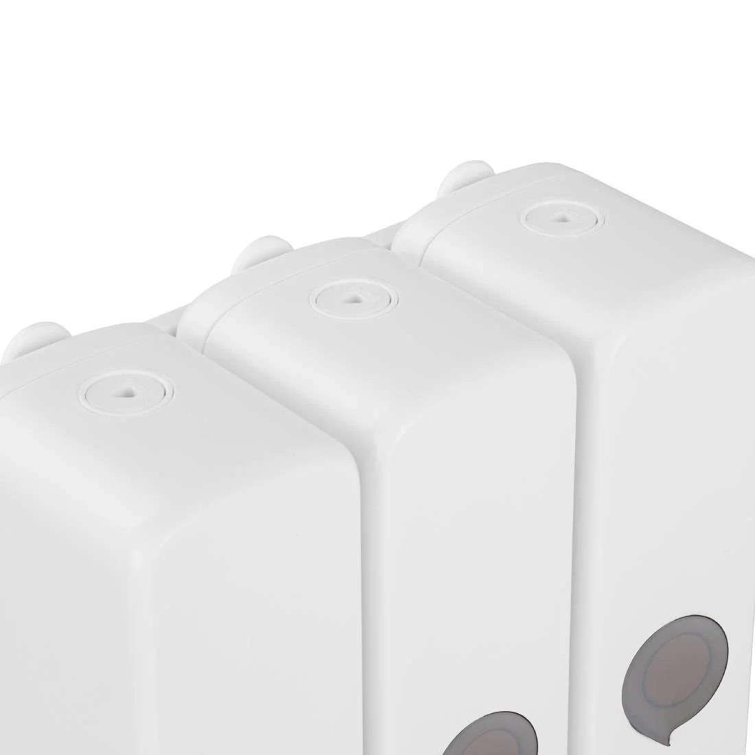 Jantex Triple Shower Dispenser White - Image 4