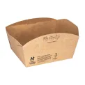 Notpla Clip & Close Food Boxes 800ml - Kraft (260 Pack) - Image 4
