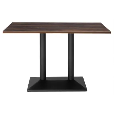 Bolero Indoor Dining Table Dark Wood 1200mm