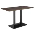 Bolero Indoor Dining Table Dark Wood 1200mm - Image 2